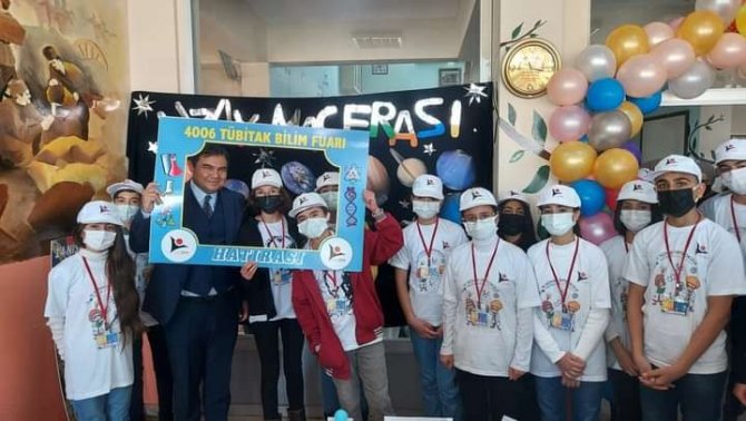 Diyadin’de 4006 Tübi̇tak Bilim Fuarı