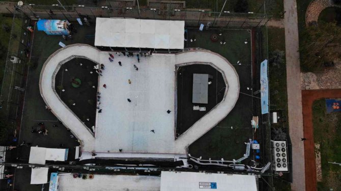 Kış Festivali "Buzzfest" Havadan Görüntülendi