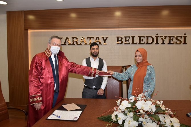 Karatay’da 2021’de 2 Bin 800 Çift Mutluluğa “Evet” Dedi
