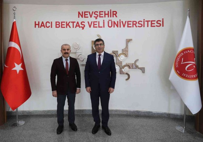 Nevşehir İ̇l Milli Eğitim Müdürü Demir’den Rektör Aktekin’e Veda Ziyareti