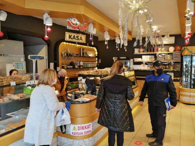 Zabıta Yeni Yıl Öncesi Denetimlerde Bulundu