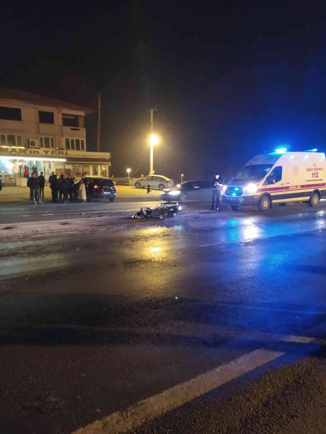 Zonguldak’ta Trafik Kazasında Motosiklet Sürücüsü Ağır Yaralandı