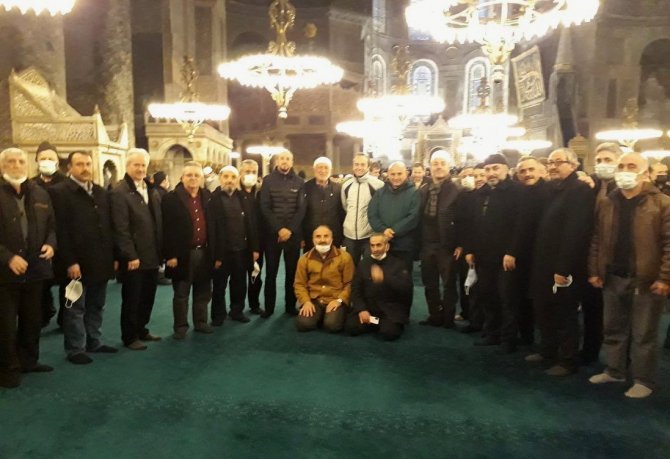 Yılın İlk Sabah Namazı Ayasofya’da