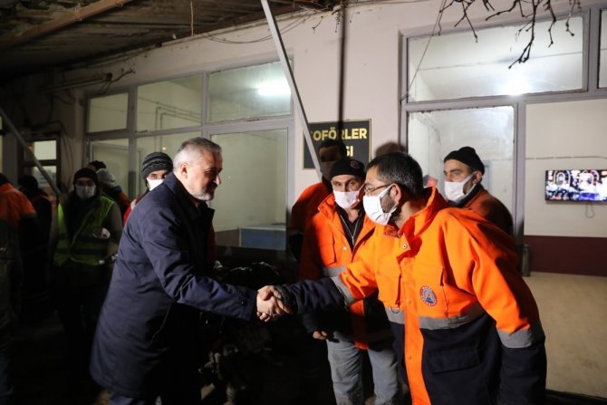 Başkan Kılıç Geleneği Bozmadı, 2022’ye Yine Onlarla Girdi