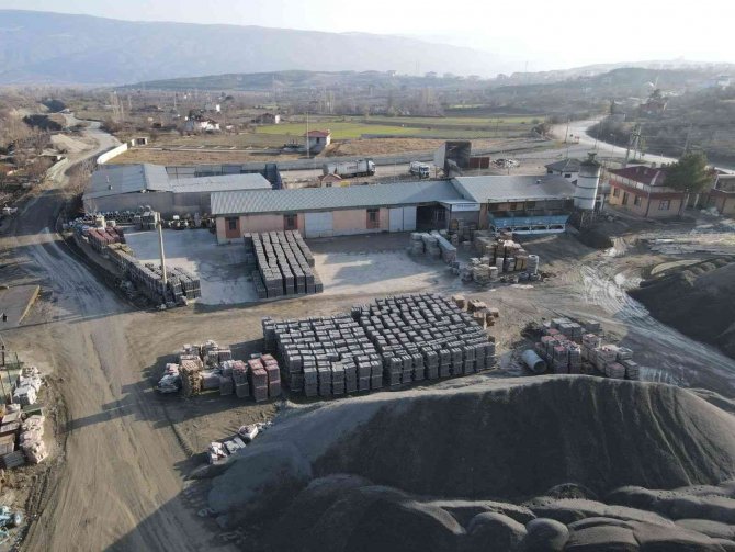 Tosya’daki Kum E Çakıl Ocağından Rekor Üretim