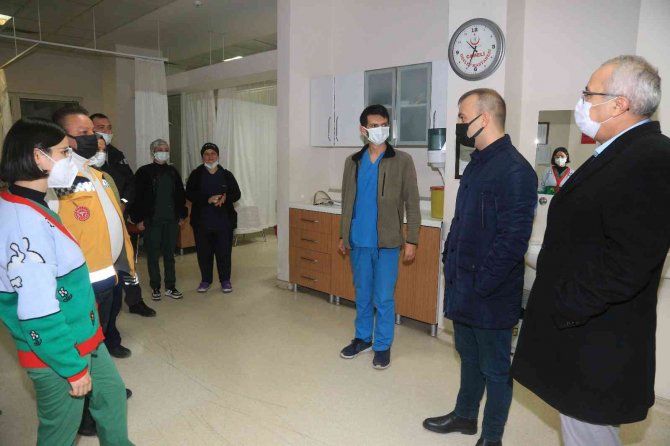 Çameli’de Kaymakam Ve Başkandan Yılbaşı Ziyaretleri