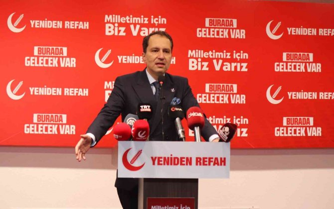 Yeniden Refah Partisi Genel Başkanı Erbakan: “Chp’li Özel, Düşüncelerini 28 Şubat Jargonuyla Söylemiştir”