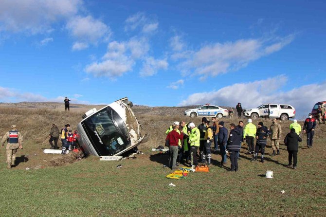 Amasya’daki Feci Kazada Antrenör Vefat Etti, 13 Sporcu Yaralı