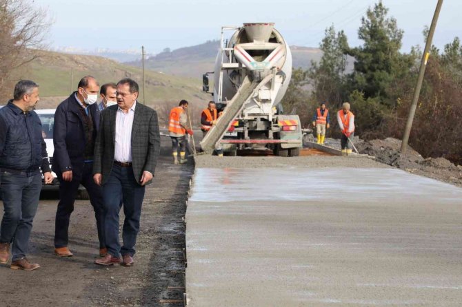 Samsun Büyükşehir Belediyesi Bin 389 Kilometre Yol Yapmayı Hedefliyor