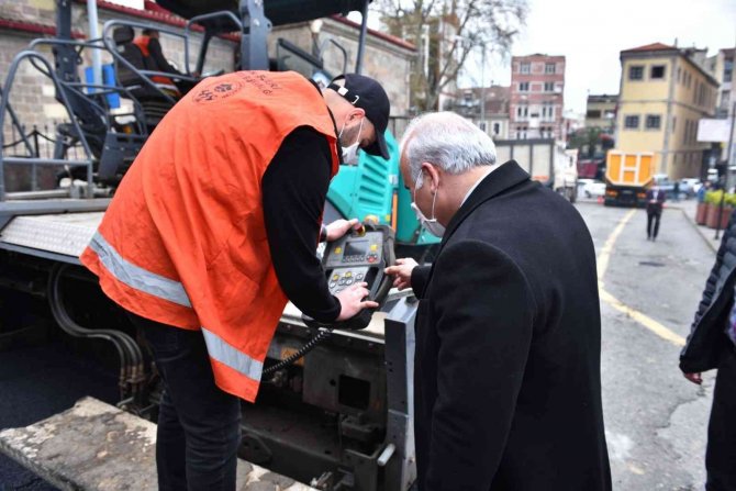 Trabzon Büyükşehir Belediyesi Üstyapı Çalışmalarına Da Devam Ediyor