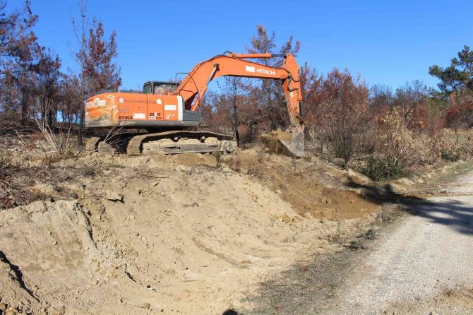 Manavgat Aksaz’da Yol Genişletme Çalışması
