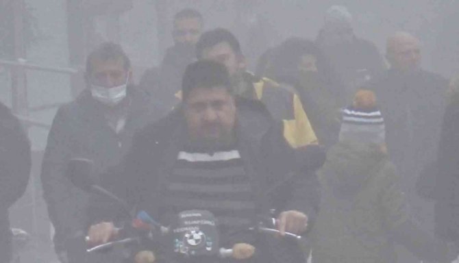 Edirne’de Sis Sebebiyle Göz Gözü Görmüyor