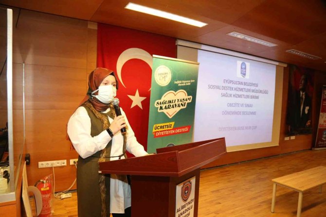 Eyüpsultan’da Gençlere Sağlıklı Beslenme Semineri