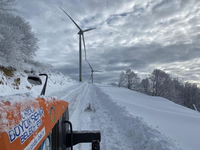 Ordu’da Karla Mücadele: 191 Mahalle Ve Grup Yolunun Tamamı Ulaşıma Açıldı