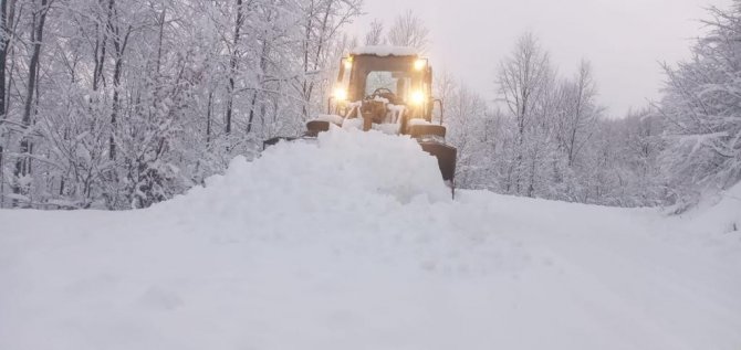 Ordu’da Karla Mücadele: 191 Mahalle Ve Grup Yolunun Tamamı Ulaşıma Açıldı