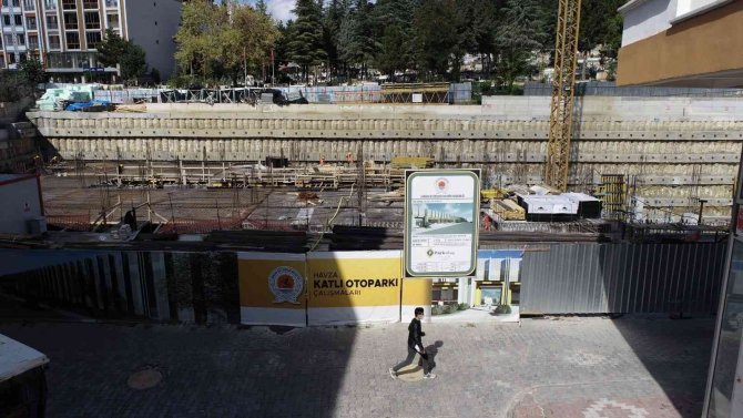 Havza Mekanik Otopark İnşaatının Yüzde 66’sı Tamam