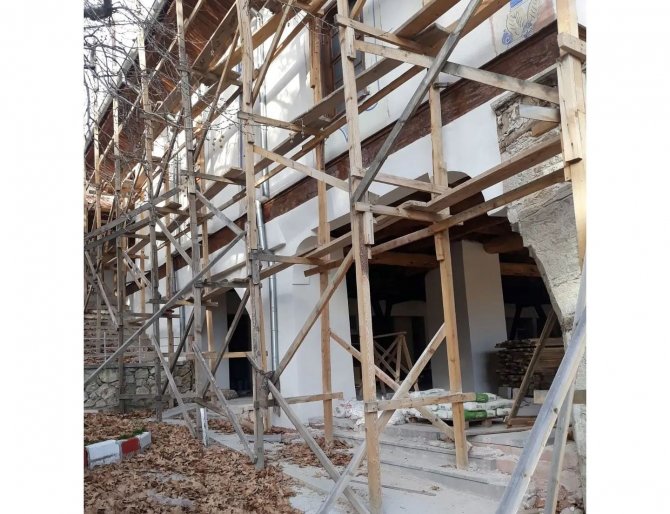 Tarihi Kocaseyfullah Camii’nde Restorasyon Çalışmaları Devam Ediyor