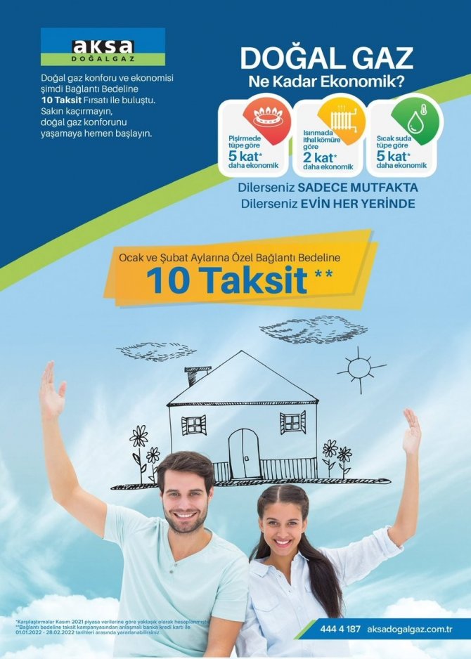 Aksa’dan Vatandaşlara Aboneliklerde 10 Taksit Fırsatı