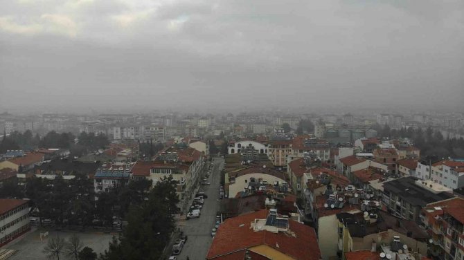 Burdur Güne Sisle Uyandı