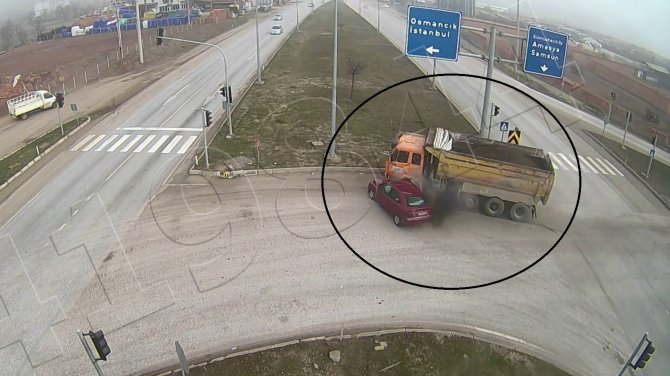Çorum’da 1 Kişinin Öldüğü Kaza Kameralara Yansıdı