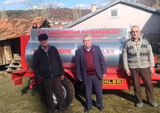 Devlet-atandaş İşbirliğiyle Köye Yangın Söndürme Tankeri