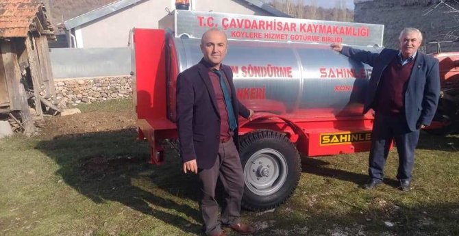 Devlet-atandaş İşbirliğiyle Köye Yangın Söndürme Tankeri