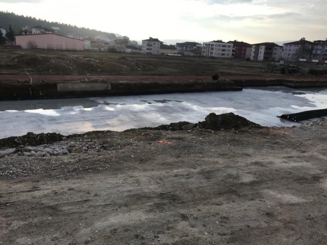 Edebali Stadı’nda İnşaat Çalışmaları Durdu