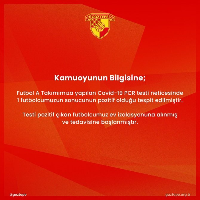 Göztepe’de Pozitif Vaka Şoku