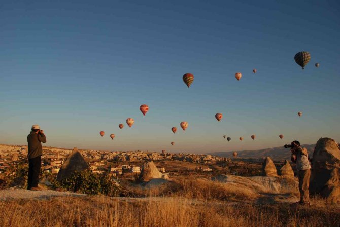 Kapadokya Bölgesini Ziyaret Eden Turist Sayısı Bir Önceki Yıla Göre İki Katından Fazla Arttı