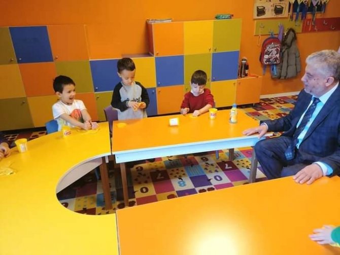 Müftülük Heyeti 4-6 Yaş Kur’an Kursunu Ziyaret Etti