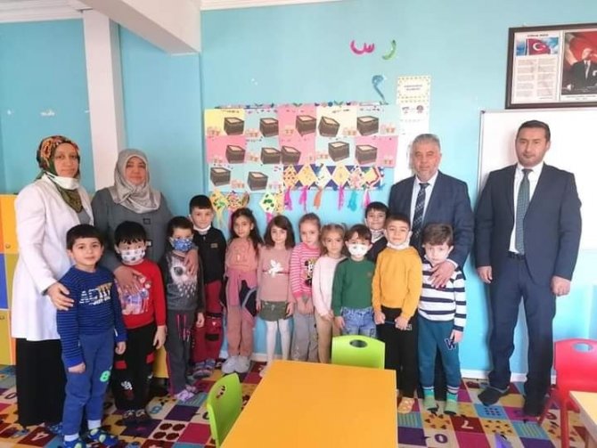 Müftülük Heyeti 4-6 Yaş Kur’an Kursunu Ziyaret Etti