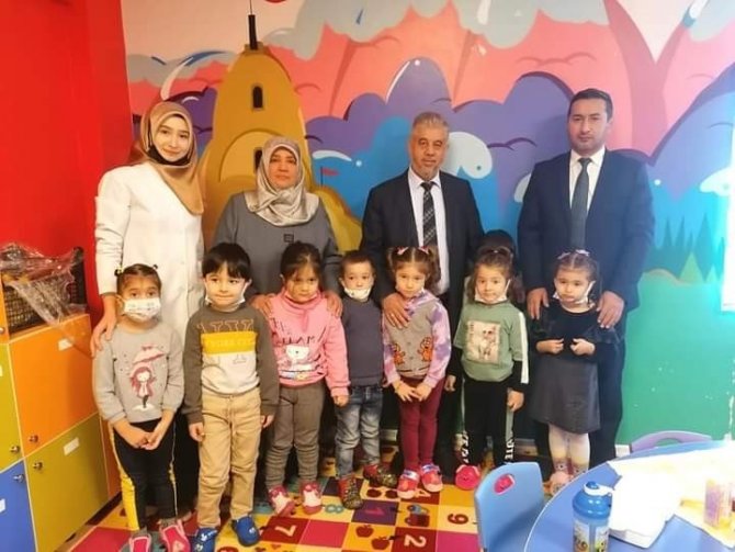 Müftülük Heyeti 4-6 Yaş Kur’an Kursunu Ziyaret Etti