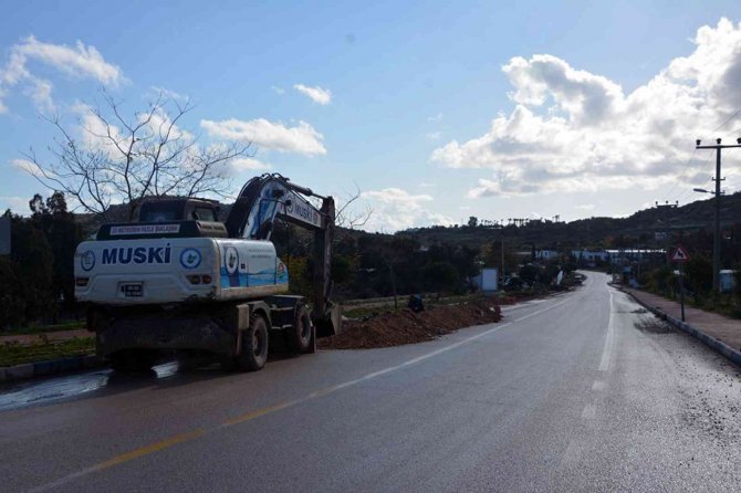 Bodrum’da 219 Kez Patlayan Su İsale Hattı Değiştirildi