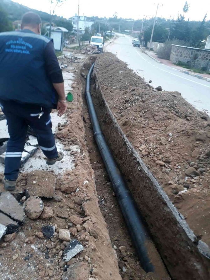 Bodrum’da 219 Kez Patlayan Su İsale Hattı Değiştirildi