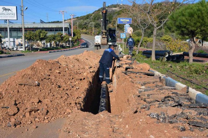 Bodrum’da 219 Kez Patlayan Su İsale Hattı Değiştirildi