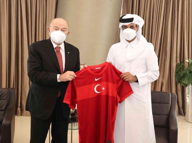 Nihat Özdemir’den Katar Futbol Federasyonu Başkanı Al Thaniye Ziyaret