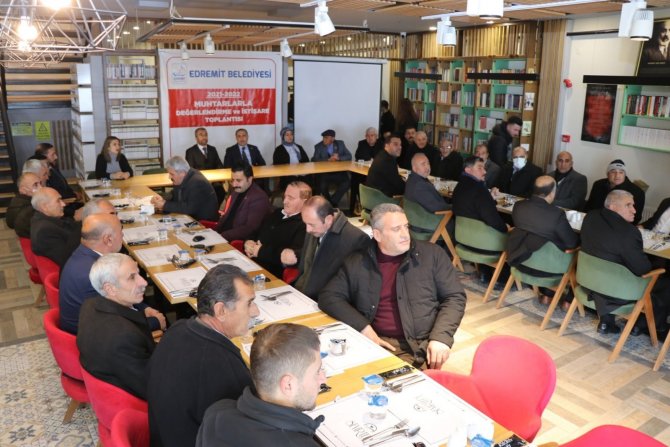 Edremit’te 2022 Yatırımları Masaya Yatırıldı