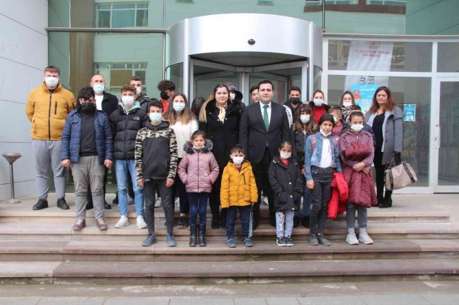 İ̇lk Kez Gittikleri Sinemada “İ̇yi Ki Varsın Eren” Filmini İzlediler