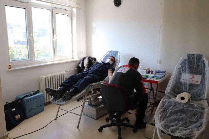 Bilecik İ̇l Jandarma Komutanlığı Personeli Kan Bağışında Bulundu