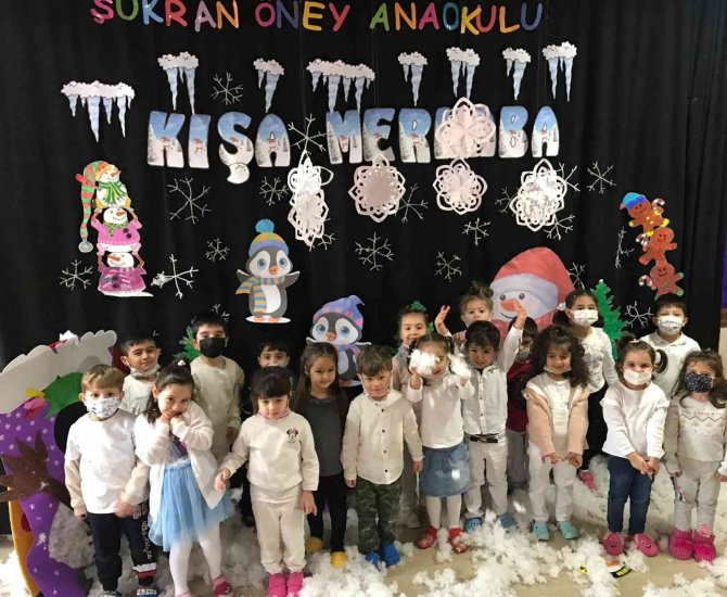 Şükran Öney Anaokulu Öğrencileri Kış Partisi Yaptı