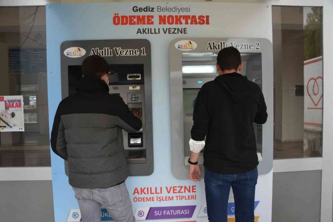 Gediz Belediyesi Akıllı Vezne Sayısını İkiye Çıkardı