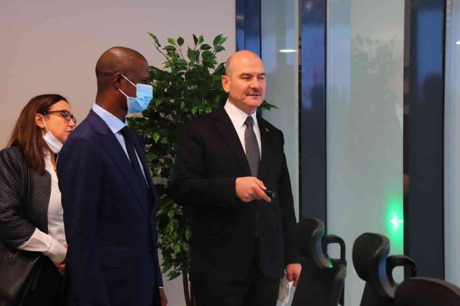 İ̇çişleri Bakanı Soylu, Senegalli Mevkidaşı Diome’yle Bir Araya Geldi