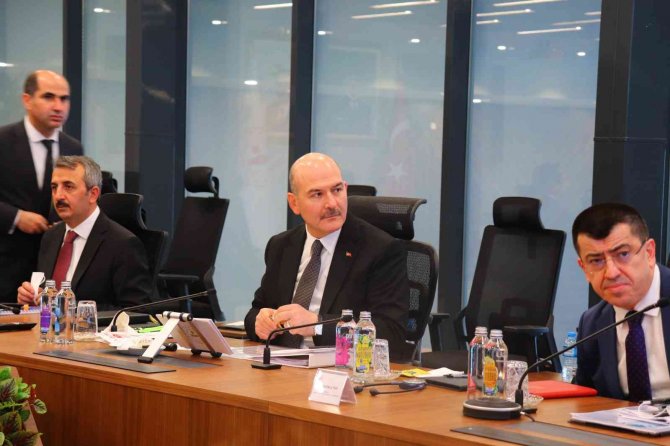 İ̇çişleri Bakanı Soylu, Senegalli Mevkidaşı Diome’yle Bir Araya Geldi