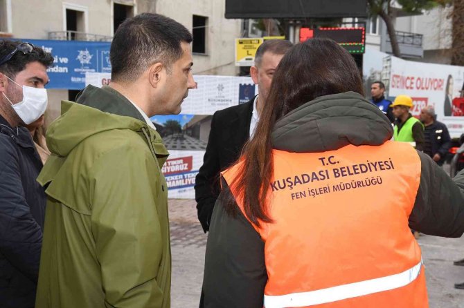 Grand Ve Orient Bazaar Sokak Sağlıklaştırma Projesinde İlk Kazma Vuruldu