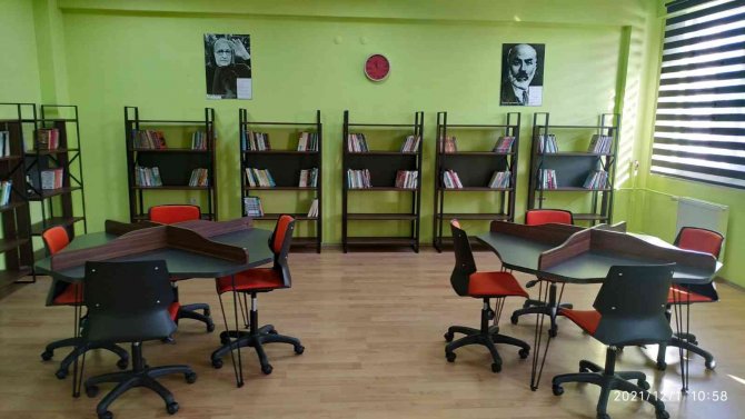 Düzce’de Kütüphanesiz Okul Kalmadı