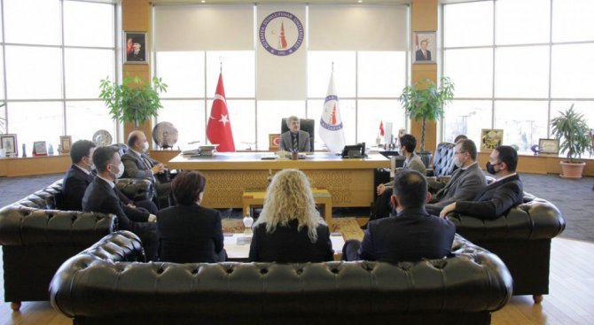 Rektör Uysal, Greenmetric Çalışma Grubunu Kabul Etti