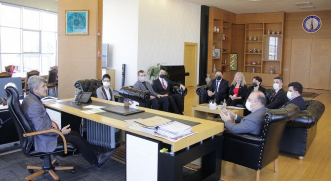 Rektör Uysal, Greenmetric Çalışma Grubunu Kabul Etti