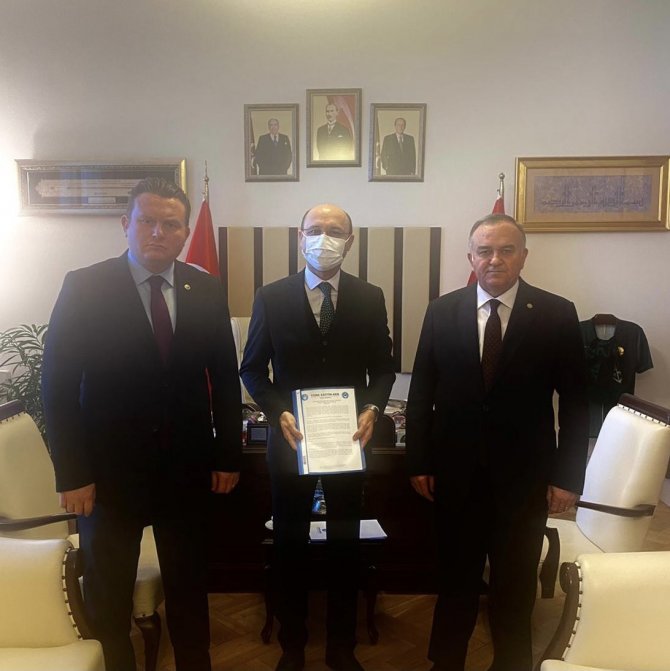 Türk Eğitim-sen Genel Başkanı Geylan’dan, Mhp Grup Başkanvekillerine Ziyaret
