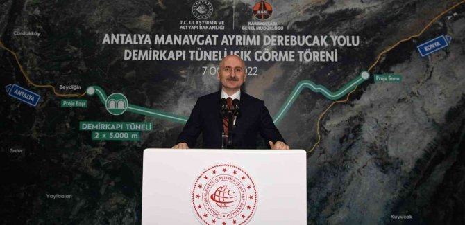 Bakan Karaismailoğlu: “Demirkapı Tüneli’nde Işık Göründü”