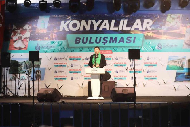 Bakan Kurum Ve Başkan Altay İ̇stanbul’daki Konyalılarla Buluştu